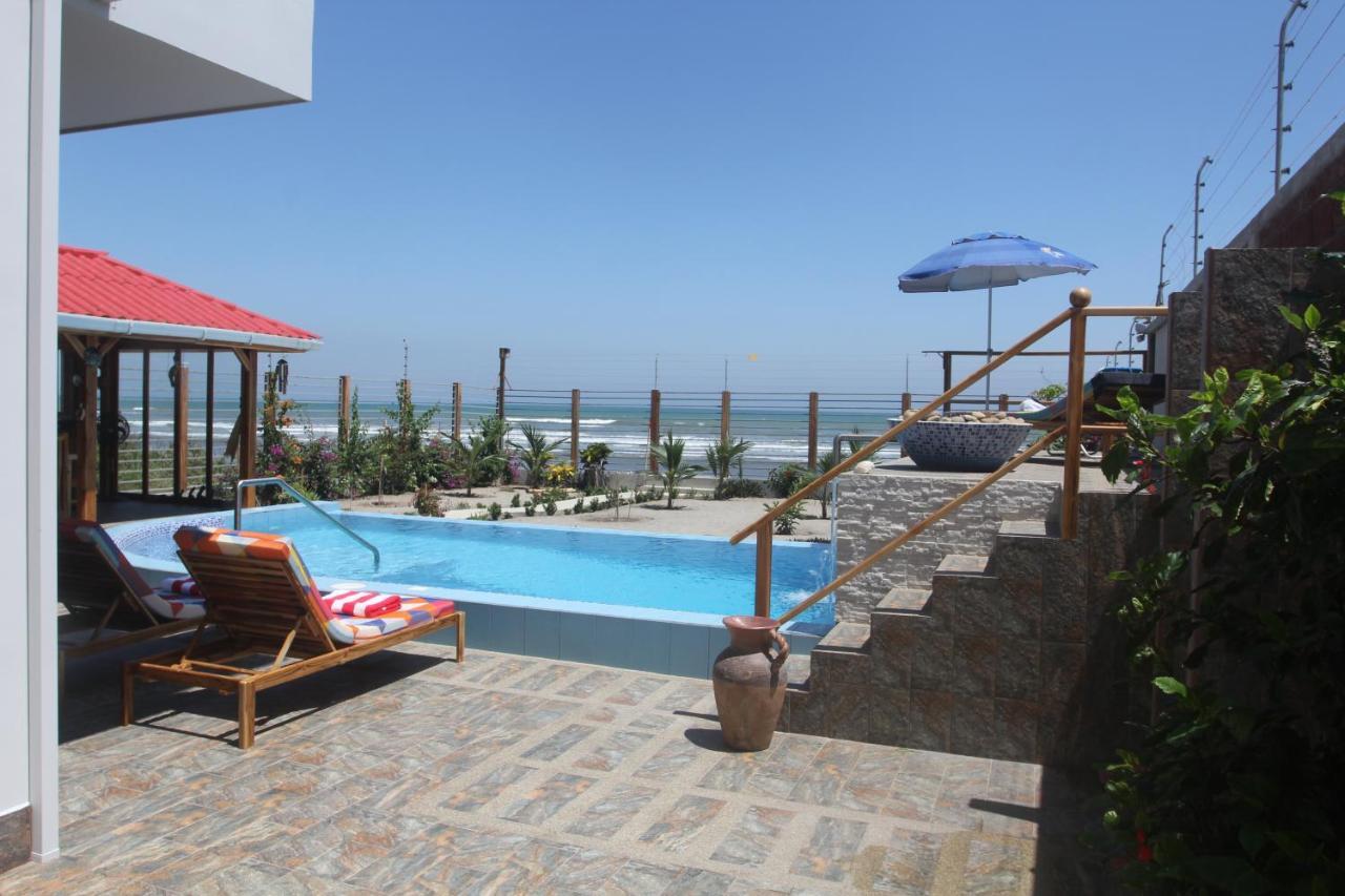 El Ocaso Oceanfront Apartment Canoa Luaran gambar