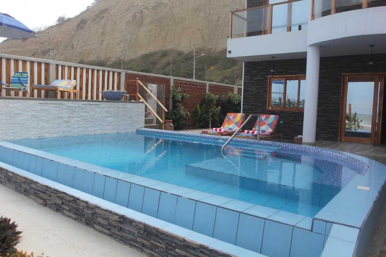 El Ocaso Oceanfront Apartment Canoa Luaran gambar