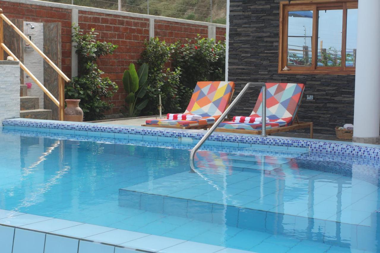 El Ocaso Oceanfront Apartment Canoa Luaran gambar